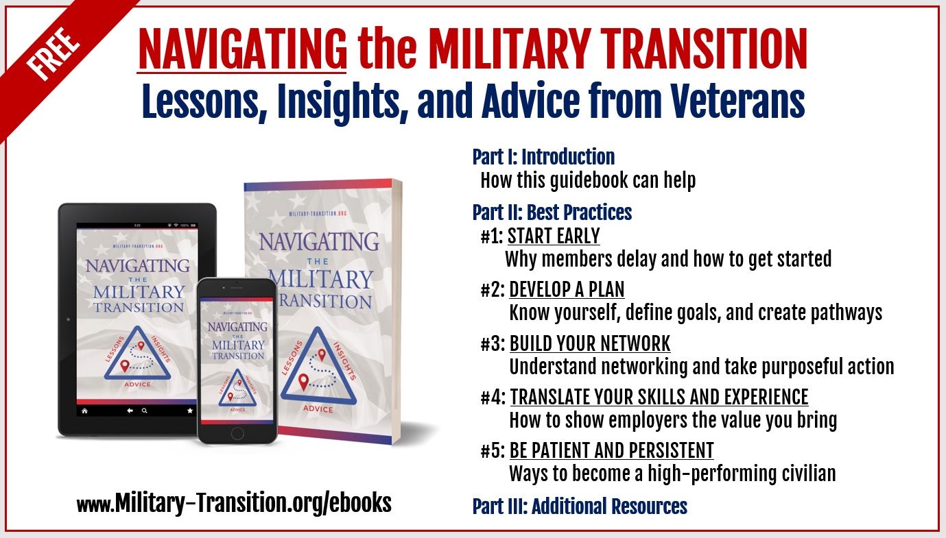 free military to civilian career transition assistance manual